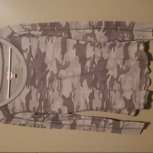 Women's long sleeve camo shirt